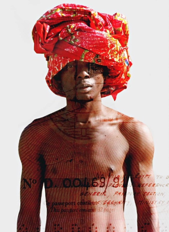 Ashola Akpo Autoportrait 2015, Tryptique